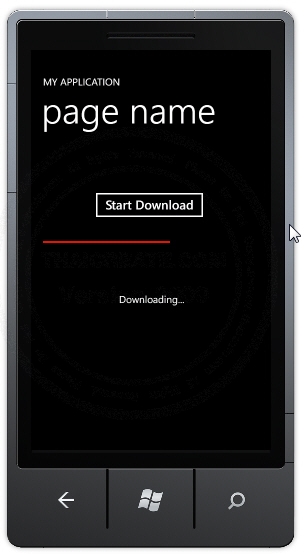 Windows Phone Download Save file to Isolated Storage 