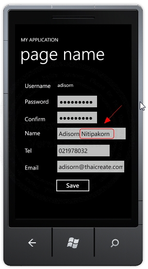 Windows Phone Edit Update data to Web Server Windows Phone Edit Update data to Web Server