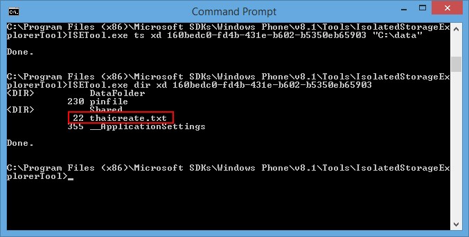 Windows Phone 8 and Isolated Storage (Settings , Files and folders) Windows Phone 8 and Isolated Storage (Settings , Files and folders)