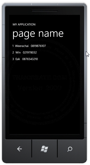 Windows Phone and JSON Windows Phone and JSON