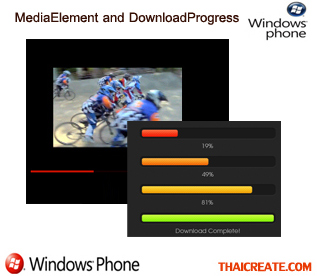 Windows Phone MediaElement DownloadProgress 