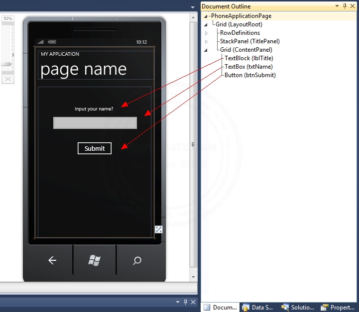 Windows Phone MessageBox Interface
