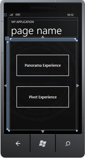Windows Phone Panorama  and Pivot  Windows Phone Panorama  and Pivot