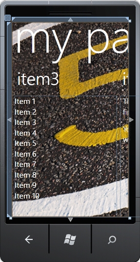 Windows Phone Panorama  and Pivot  Windows Phone Panorama  and Pivot
