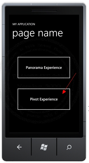 Windows Phone Panorama  and Pivot 