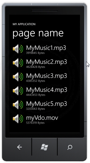 Windows Phone Play MP3 or Video MediaElement from Isolated Storage