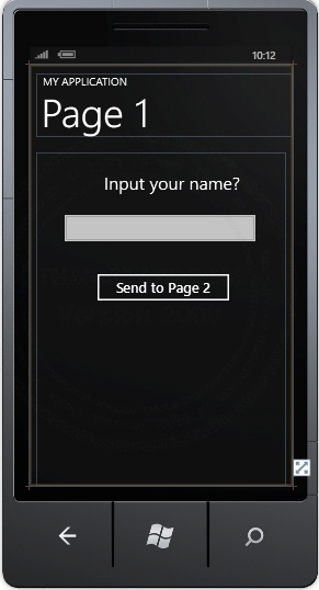 Windows Phone Page Parameters Windows Phone Page Parameters
