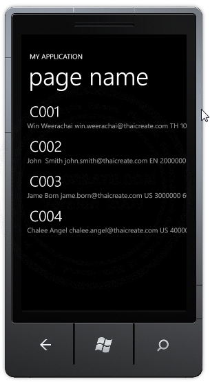 Windows Phone Show List Data from Web Server Windows Phone Show List Data from Web Server