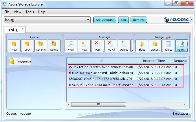 Windows Phone 8 and Azure Queue Storage  (Windows Azure)