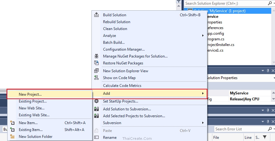 Windows Setup Project ตอนที่ 8 : การทำ Package และ Install Setup โปรแกรม Windows Service (VB ...
