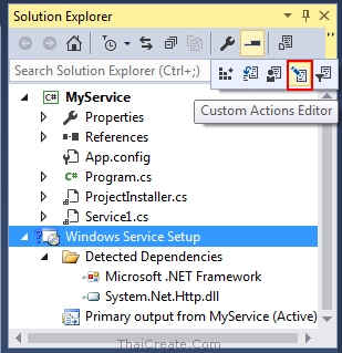 ตอนที่ 8 : การทำ Package และ Install Setup โปรแกรม Windows Service (VB ...
