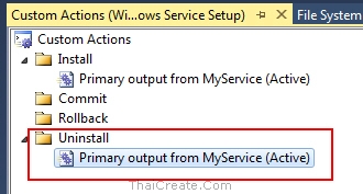 ตอนที่ 8 : การทำ Package และ Install Setup โปรแกรม Windows Service (VB ...