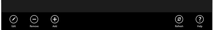 Windows Store Apps App Bar : TopAppBar  / BottomAppBar 