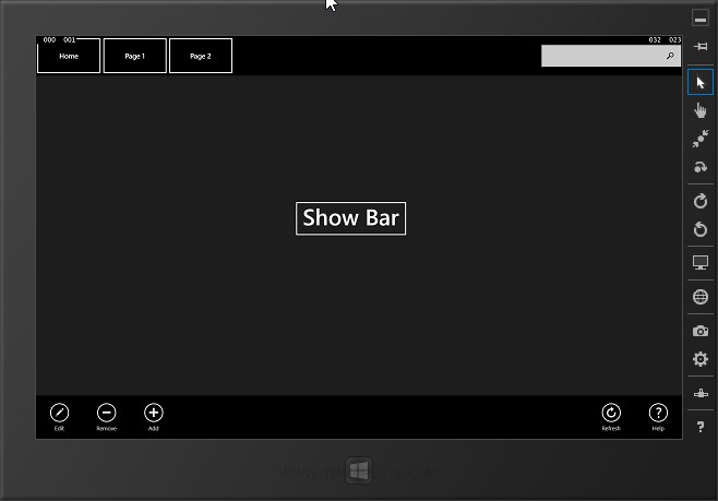 Windows Store Apps App Bar : TopAppBar  / BottomAppBar 