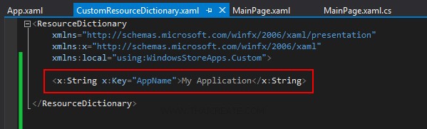 Application Resources