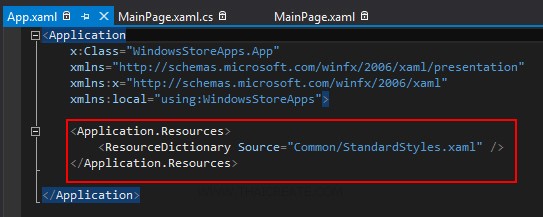 Application Resources