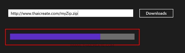 Windows Store App and Downloading & Progress Bar (C#)