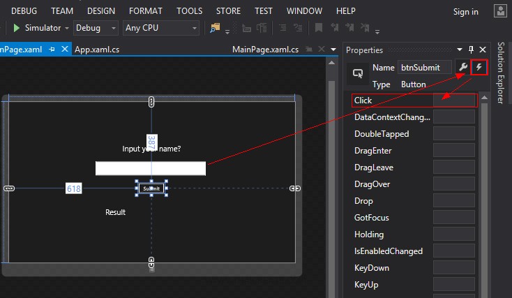 Windows Store Apps Event Handler Windows Store Apps Event Handler