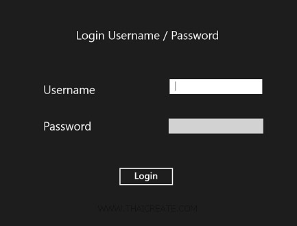 Windows Store App and Login Form (Web Services) - C#