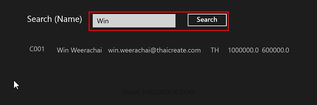 Windows Store App and Search Data (Web Services) - C# Windows Store App and Search Data (Web Services) - C#
