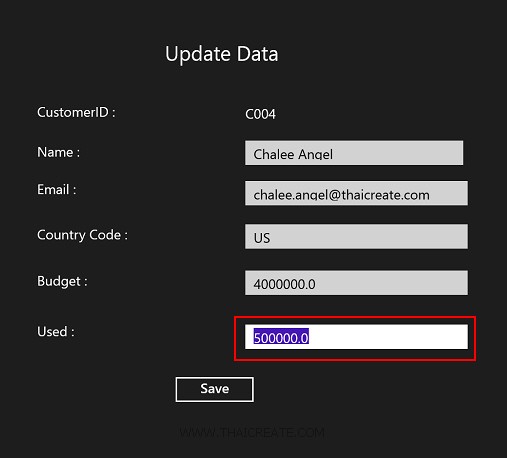 Windows Store App and Update Data (Web Services) - C#