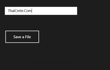 Windows Store Apps Save Dialog / Open Dialog Windows Store Apps Save Dialog / Open Dialog