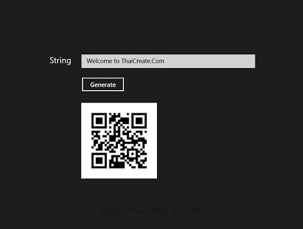 Windows Store Apps and Generate QR Codes (C#)