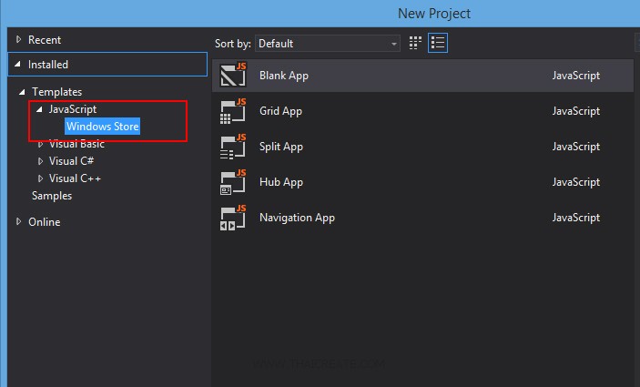 Windows Store Apps  JavaScript