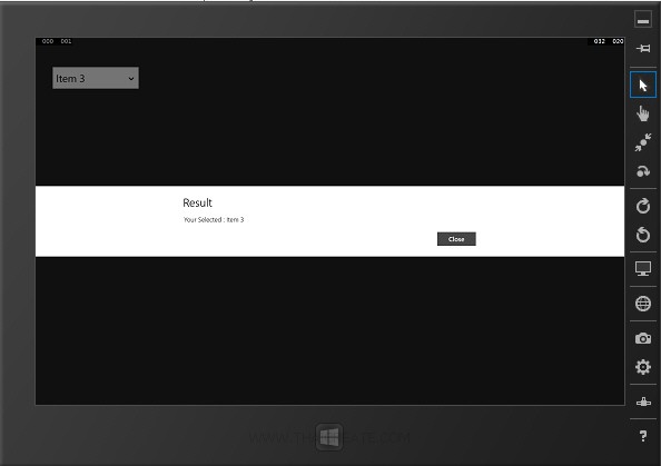 Windows Store Apps ListBox Combobox