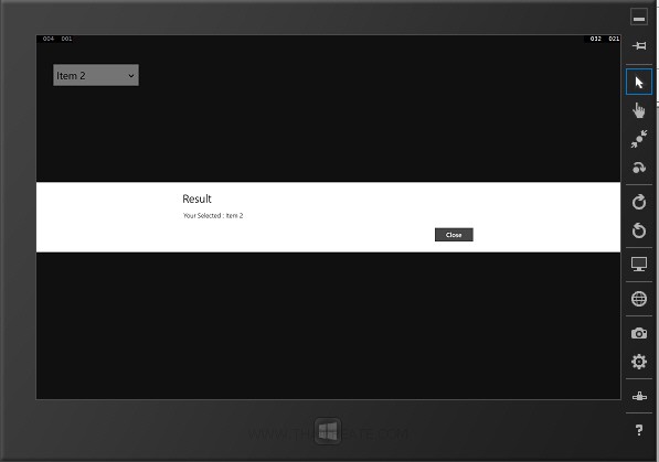 Windows Store Apps ListBox Combobox