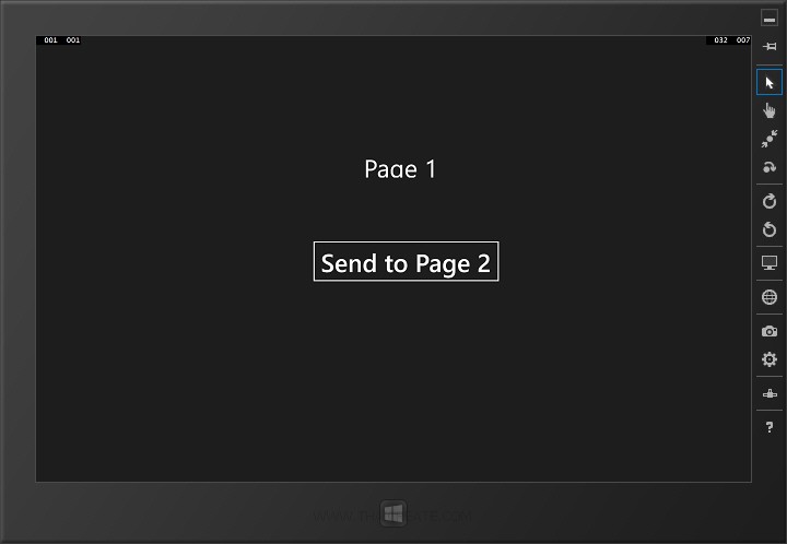 Windows Store App Parameters Page Windows Store App Parameters Page