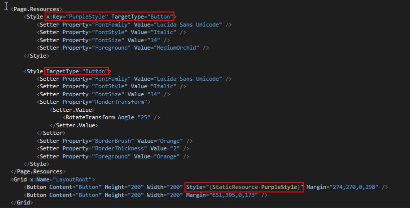 Page.Resources Styling Page.Resources Styling