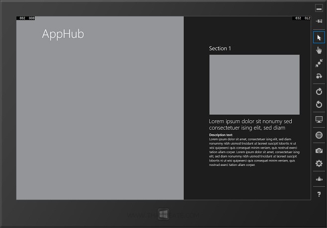 Windows Store Apps กับ Template 