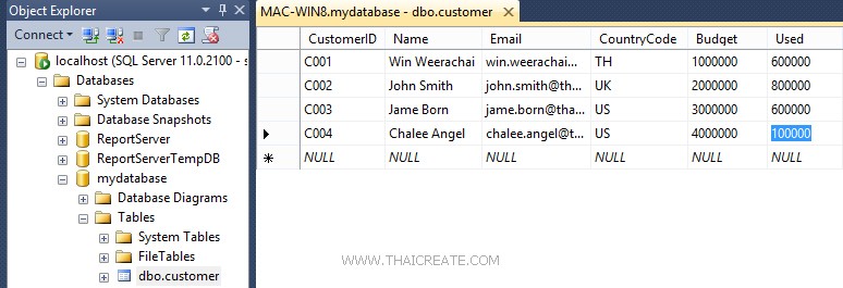 Windows Store Apps and SQL Server Database Part 1 (C#) Windows Store Apps and SQL Server Database Part 1 (C#)