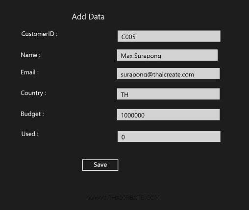 Windows Store Apps and SQL Server Database Part 2 (C#)