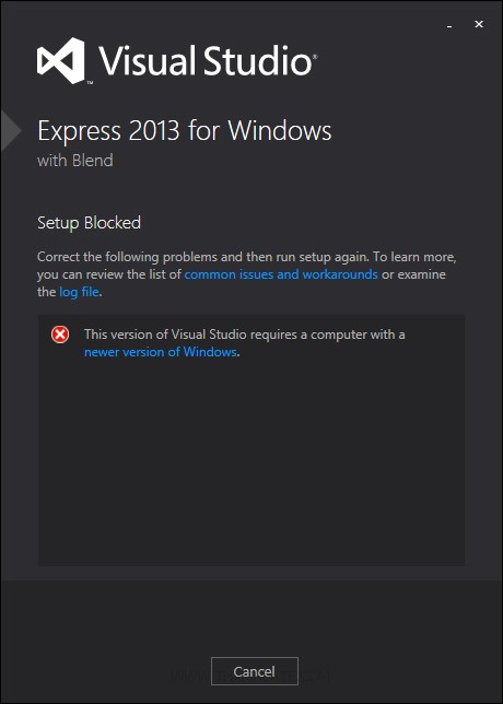 Visual Studio 2013 Express for Windows ไว้สำหรับเขียน Windows Store App