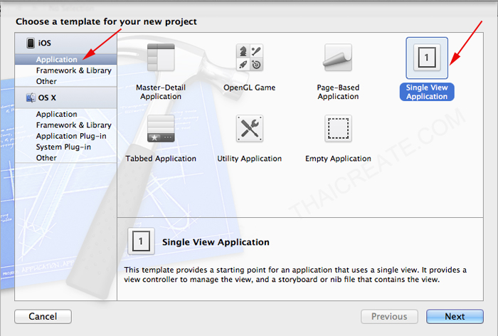 Xcode Project Structure เริ่มต้นการสร้าง Project ของ iPhone และ iPad บน Xcode การทดสอบ Run บน ...