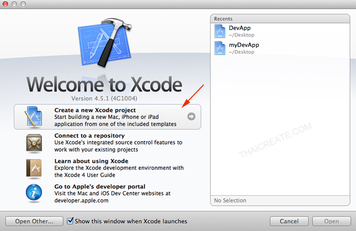 Xcode IDE Structure (iOS)