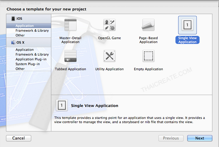 Xcode IDE Structure (iOS)