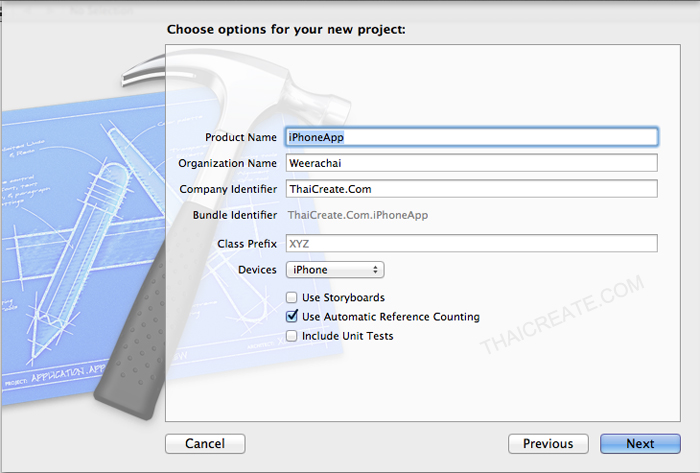 Xcode IDE Structure (iOS)