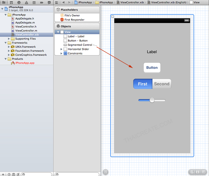 Xcode IDE Structure (iOS)